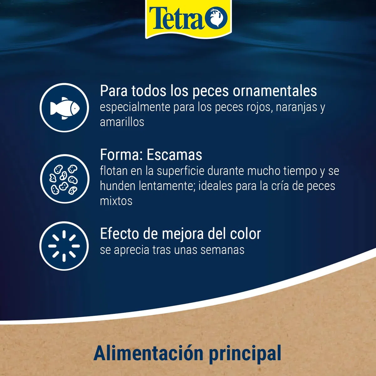 Tetra Rubin Flakes Alimento completo en copos, 10 L | Potenciadores de color naturales | Brillo intenso del color de los peces
