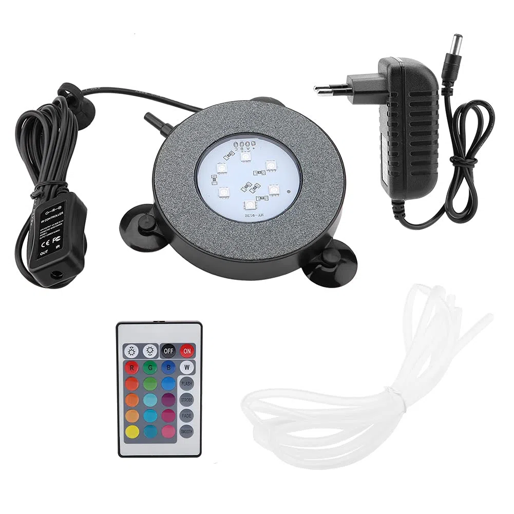 Tnfeeon Luz LED para acuario tanque de peces burbujeador
