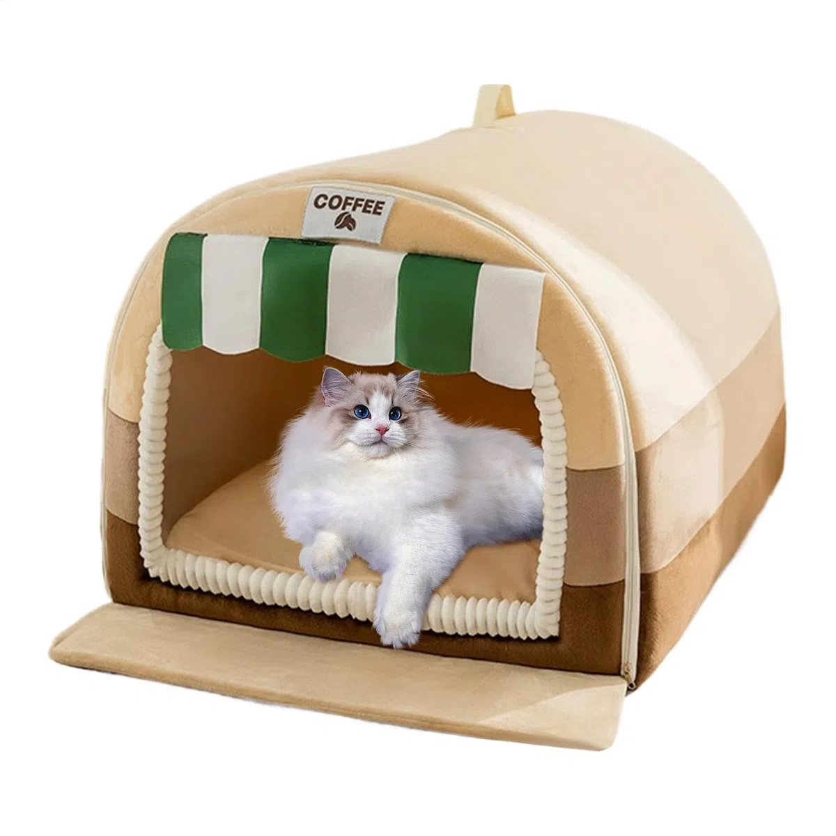 Cama De Perro, Cama De Interior para Perros, Cama Lavable para Mascotas, Cama De Tienda De Descanso Caliente De Invierno para Gatos De Mascota, De Dormir Desmontable para Gatos, Chie | Cama De Tienda De Descanso Caliente De Invierno para Gatos De Mascota,
