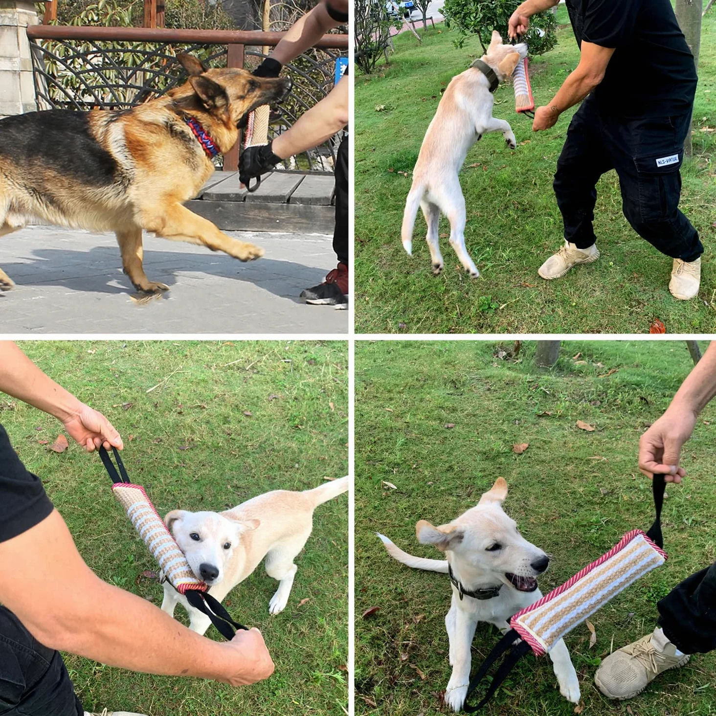 Manga de Mordida para Perros Mordedor Perro Salchicha Mordida Perros Funda de Brazo de Protección para Mordedura Perro Entrenamiento Mordedura de Perros Mediano Grande