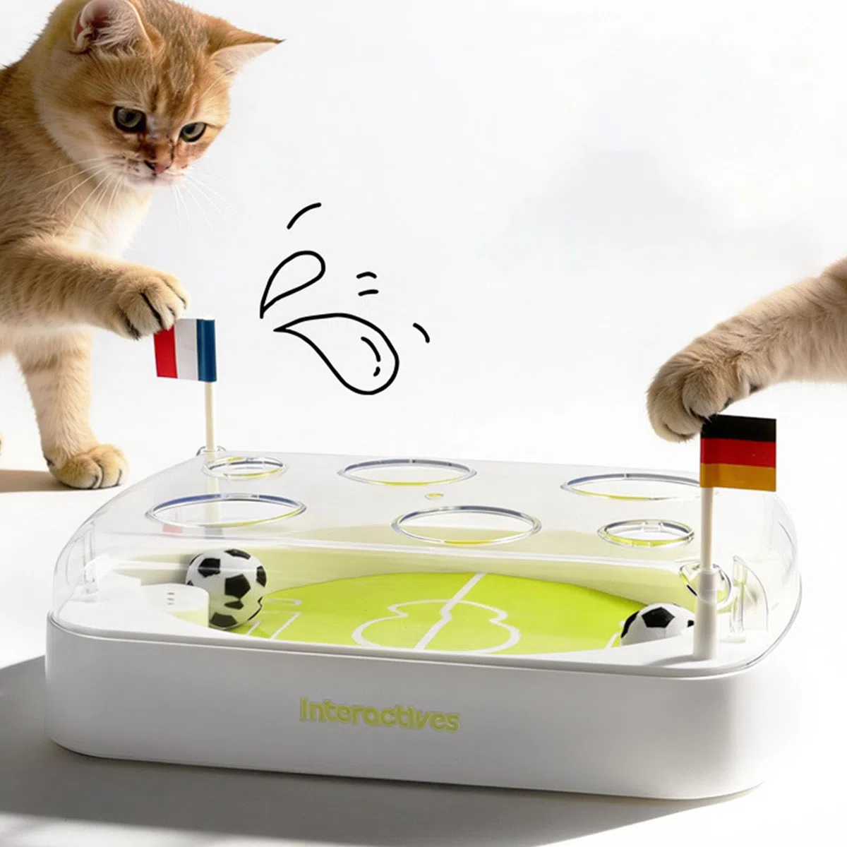 Juguete de rompecabezas de fútbol para gatos recargable por USB con modo de movimiento y función de persecución automática para aburrimiento, entretenimiento de mascotas, juguete de
