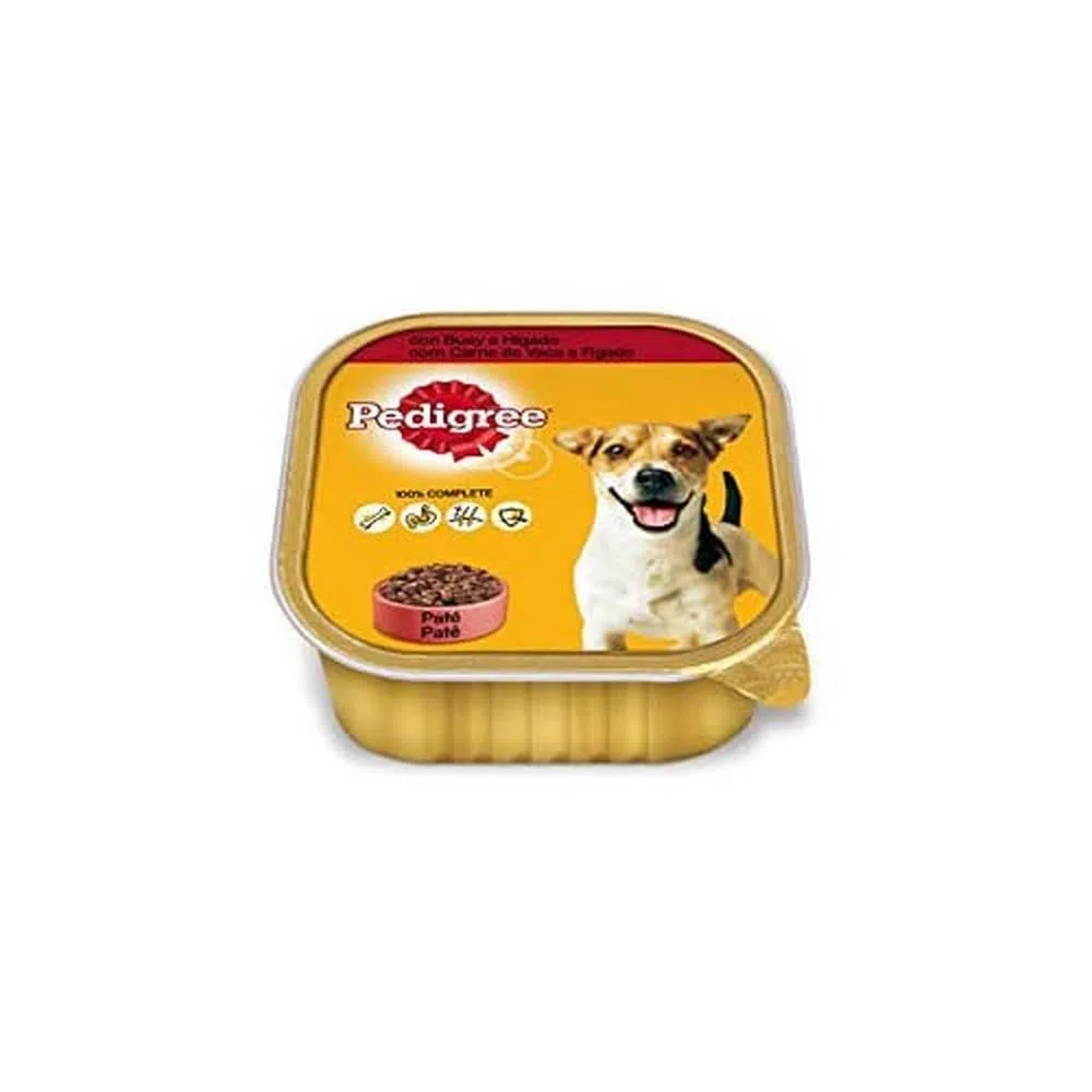 Pedigree Comida Húmeda para Perros Sabor Buey e Hígado en Paté, 20 x 300g
