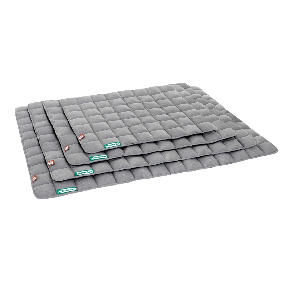 Doctor Bark Manta, Perros Grandes/hundematte, Gris Claro, para alérgicos, antiarañazos, Transpirable, Estable, Resistente, Apto para Lavadora y Secadora. - Lavable a 95 °C - Tamaño a Elegir