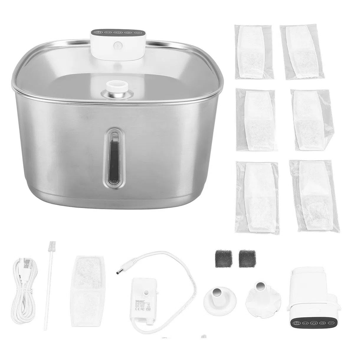 Fuente de Agua Inalámbrica para Gatos, 3.2L, Automática con Batería, para Gatos y Perros