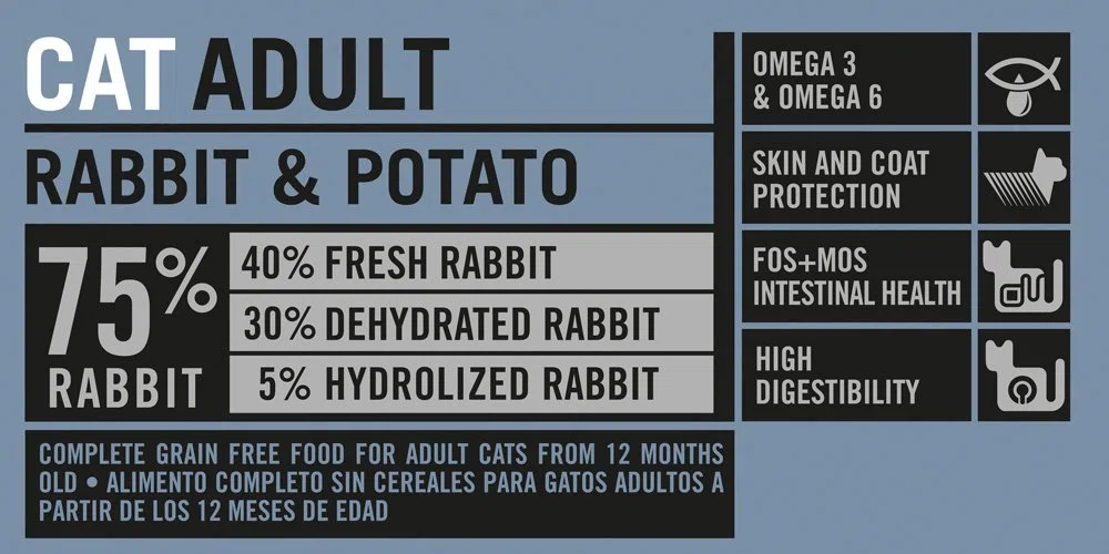 Optima Nova Cat Adult Rabbit & Potato Grain Free 8000 g