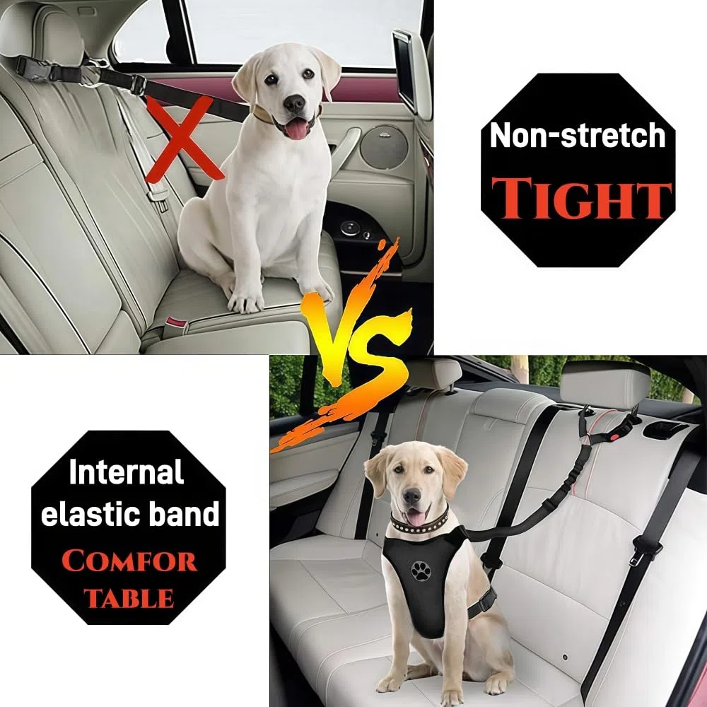 Cinturón de seguridad de coche para perro Bentley Arnage Bentayga Continental Flying, paquete de 2 arnés retráctil para coche, correa ajustable para cinturón de seguridad para perro, se asegura