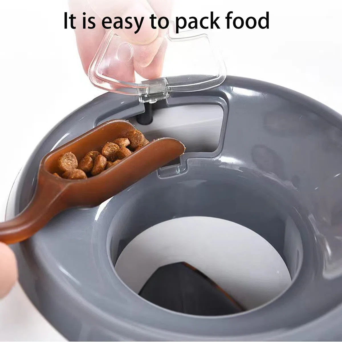Lanzador automático de bolas para perros, lanzador automático de bolas para perros, juguete interactivo para buscar perros con 2 pelotas de tenis, máquina de recompensa de alimentos para perros con
