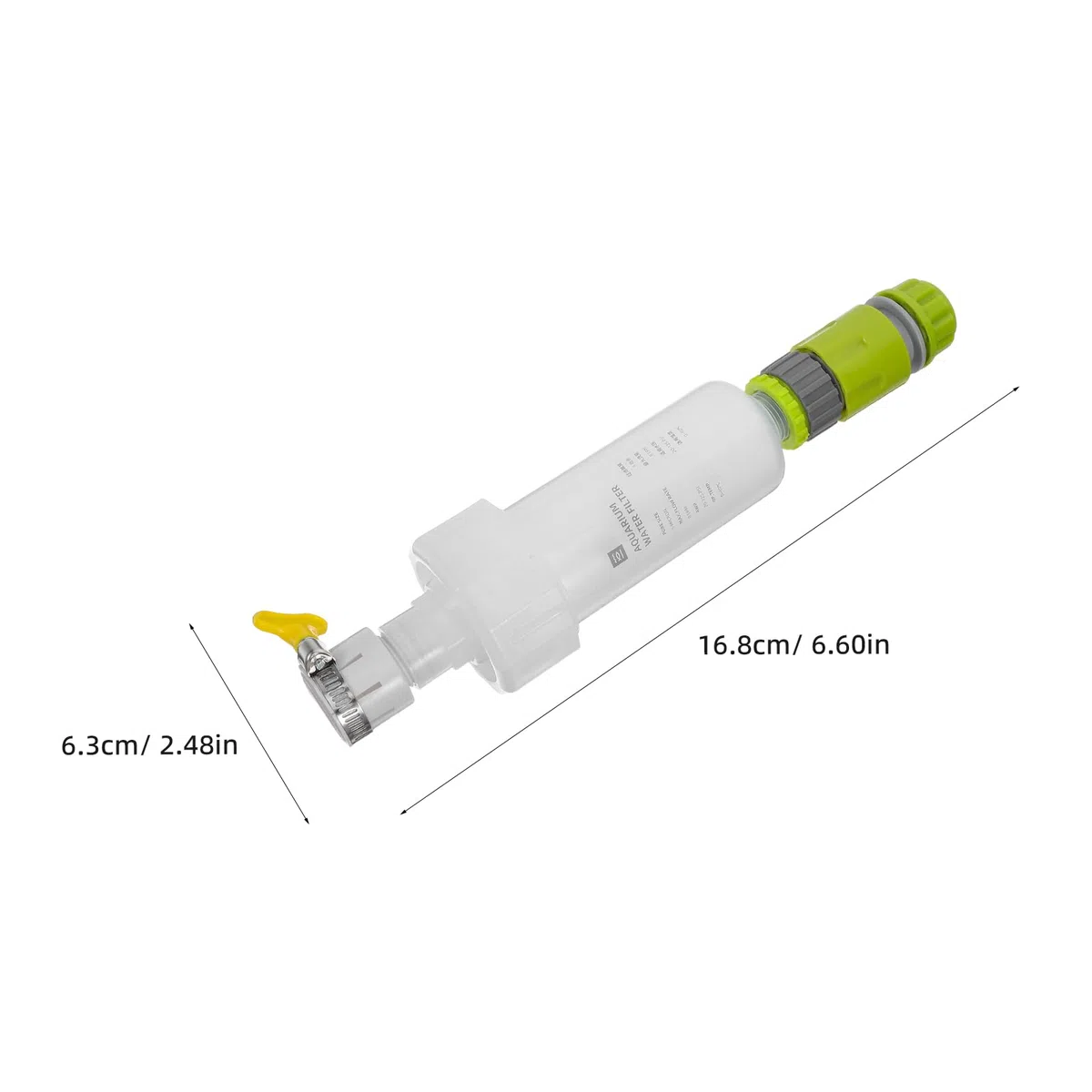 Filtro de Agua para Acuario Cartucho de Repuesto, Desclorador de Cloro para Peceras de Agua Dulce, Purificador para Tanque de Peces, Sistema de Filtración y Compatible Grifos