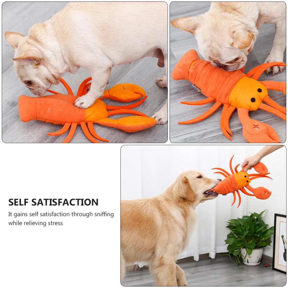 POPETPOP 2 Piezas Juguetes De Alimentación De Mascotas Juguete para Perros Alimentador De Mascotas De Juguete Juguetes Suaves Peluches Tela De Fieltro Perro De Peluche Cachorro
