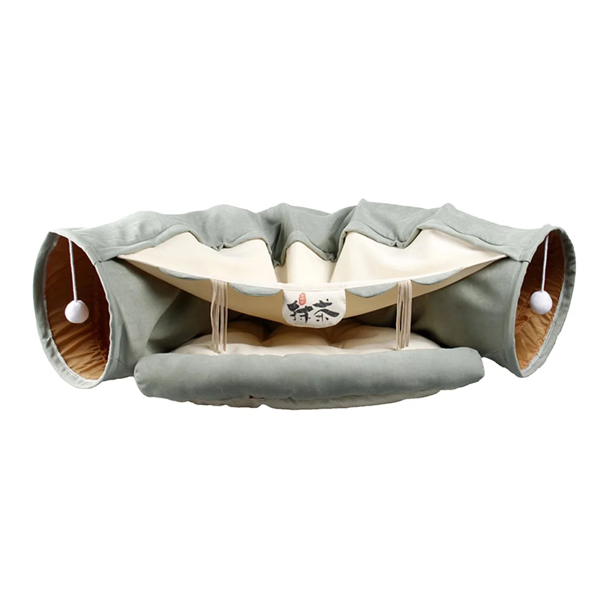 plegable para gatos | Cama suave para gatos con , mascota plegable | portátil, cama multifuncional, juguetes para mascotas para entretenimiento de conejos