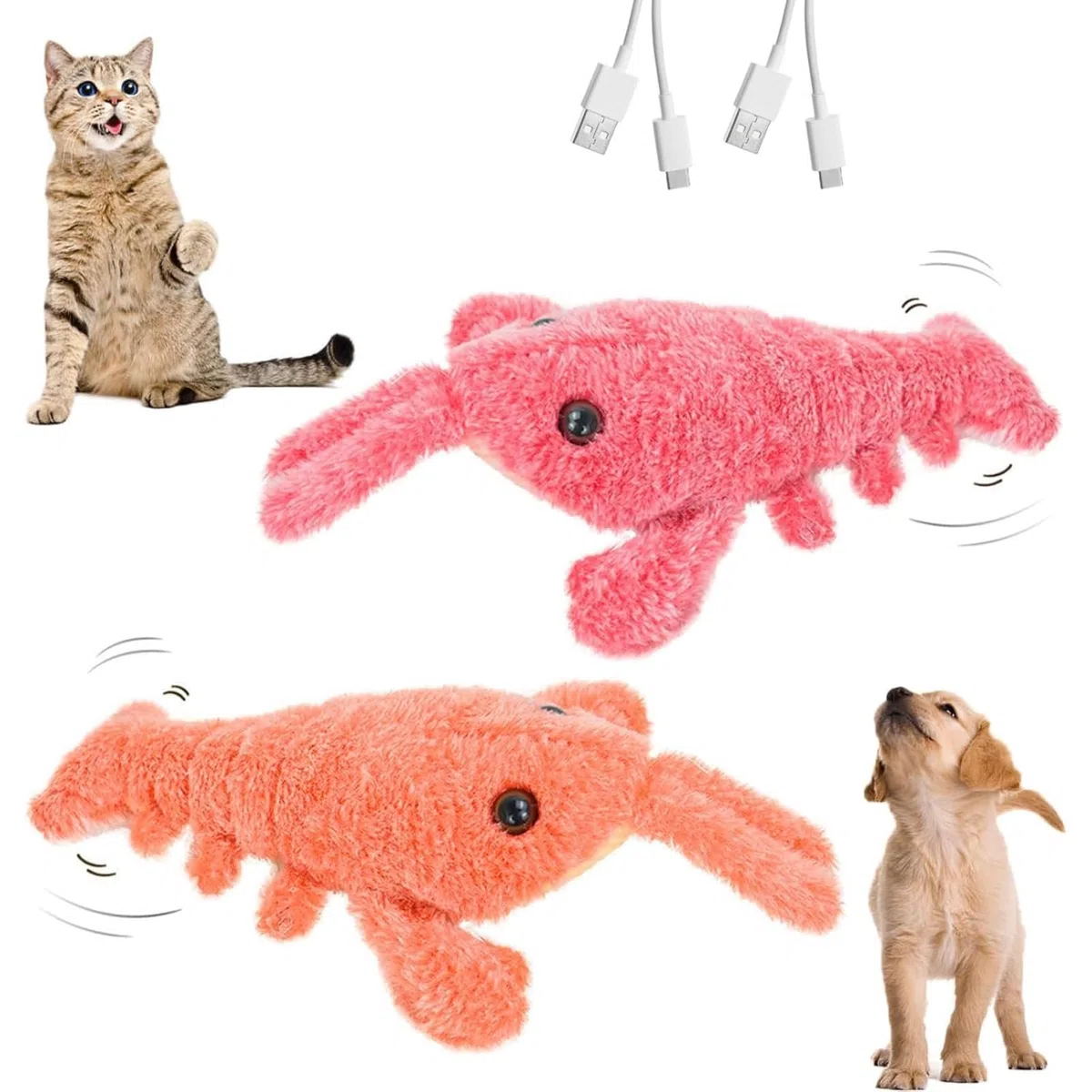 2024 - Juguetes para perros pequeños, divertidos juguetes de peluche para perros que hacen ruido, juguetes calmantes para mascotas, juguetes para cachorros, juguetes para masticar, regalo de
