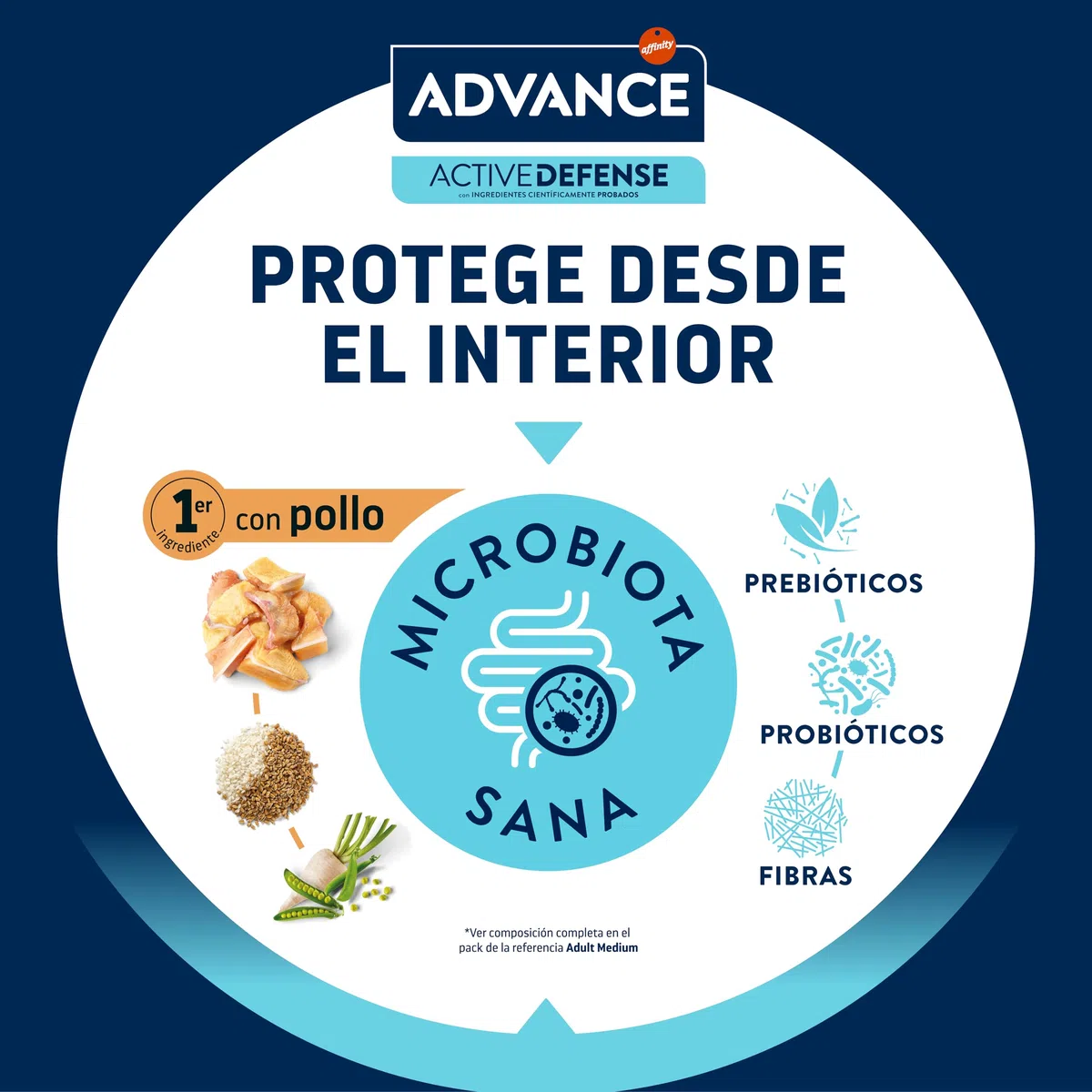 Advance Maxi Adult Light, Pienso para Perros Adultos de Razas Grandes con Pollo, 12kg