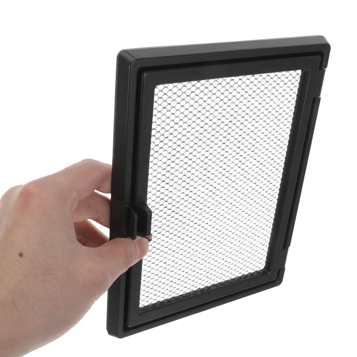 Abaodam Tapa Magnética Que Previene Polvo y Residuos para Acuario Fácil Instalación con Ventana de Alimentación, Material PVC y Goma Adecuado para Acuáticas y en