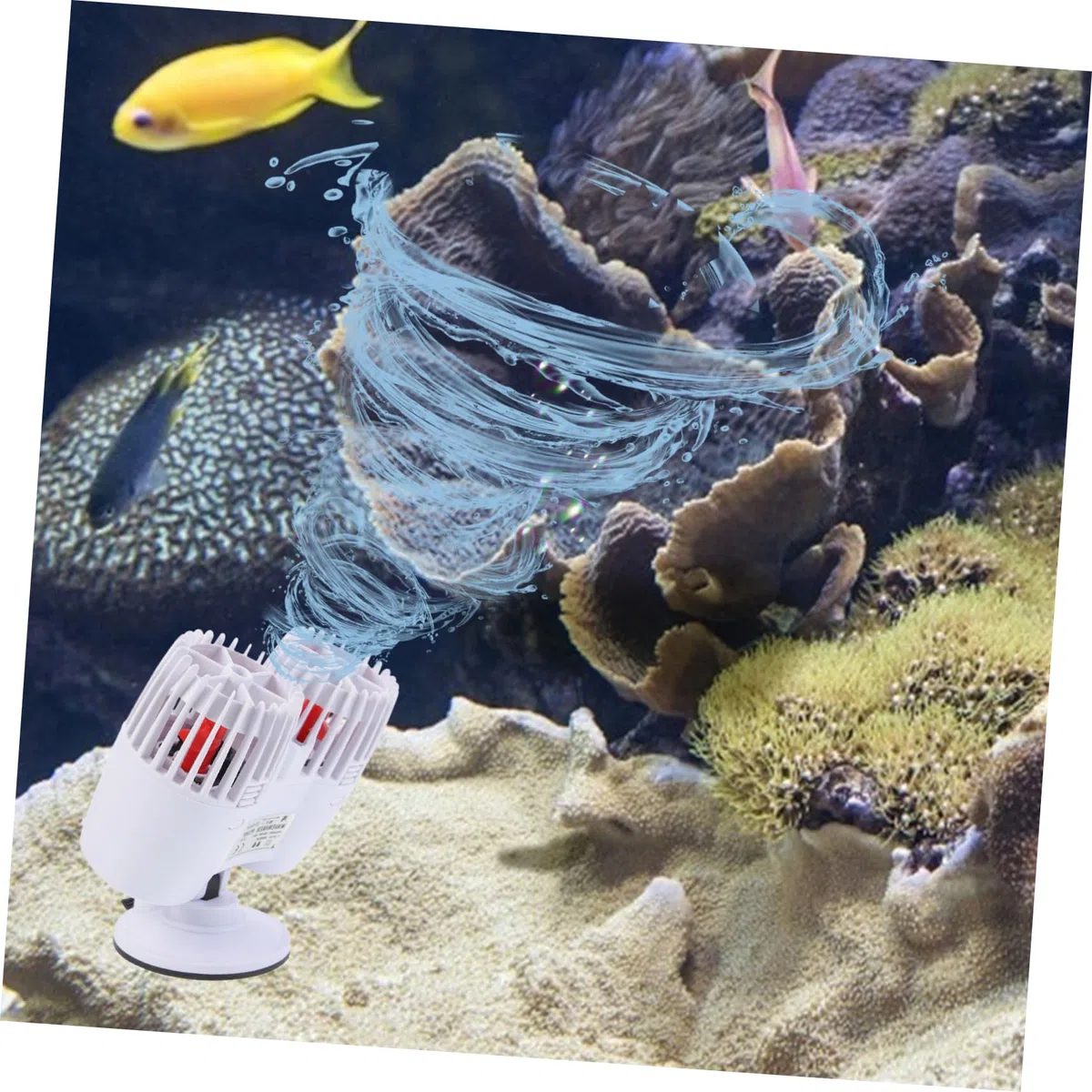 Beaupretty Bomba De Olas Para Pecera Generador De Olas Para Acuario Pequeño Herramienta Para Generar Bomba De Circulación Para Acuarios Pequeños Enchufe Ue