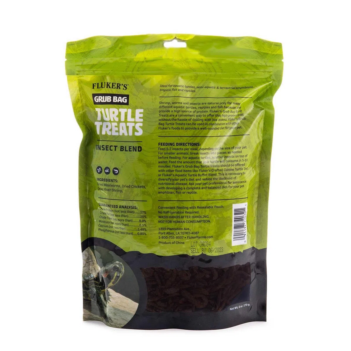 Fluker's Grub Bag - Bolsa para golosinas de tortuga, 6 oz, n/a