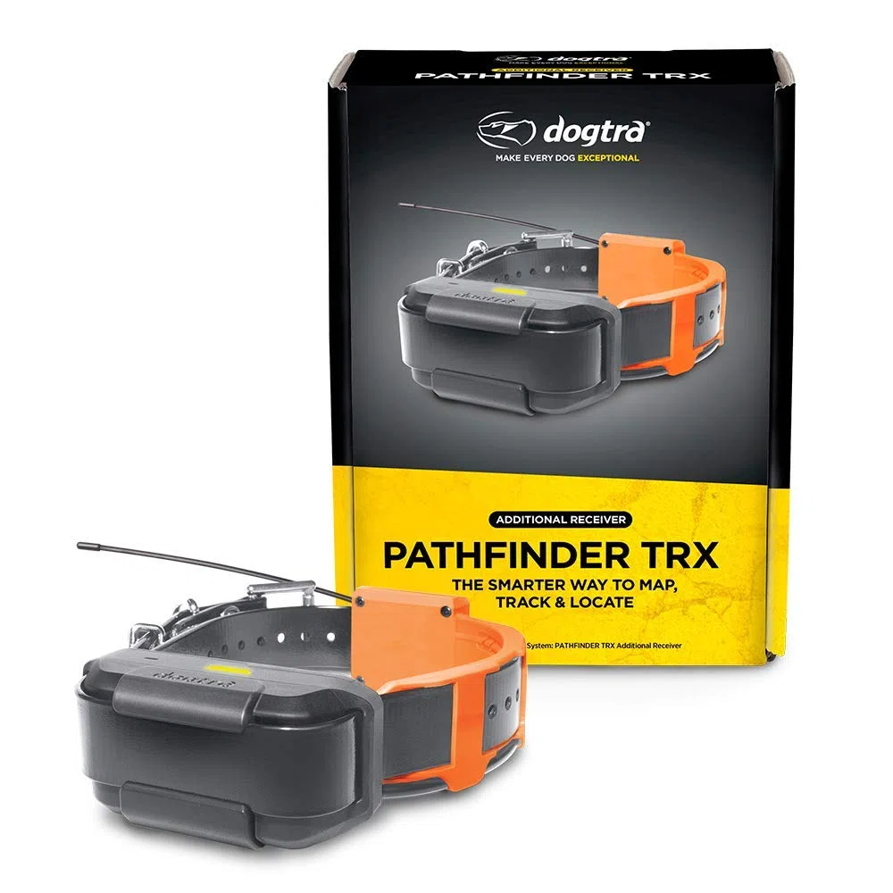 Dogtra Pathfinder TRX - Receptor Adicional de 9 Millas y 21 Perros, expandible, Impermeable, Collar de Seguimiento Solo GPS con tasa de actualización de 2 Segundos, sin Tarifa de suscripción, Mapa