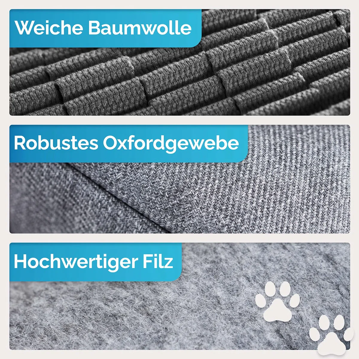 Briliantwerk ️ Alfombra para olfatear perro – Material extremadamente resistente – 10 elementos de entrenamiento y 3 niveles de dificultad – El juguete de inteligencia para perros de todos los tamaños