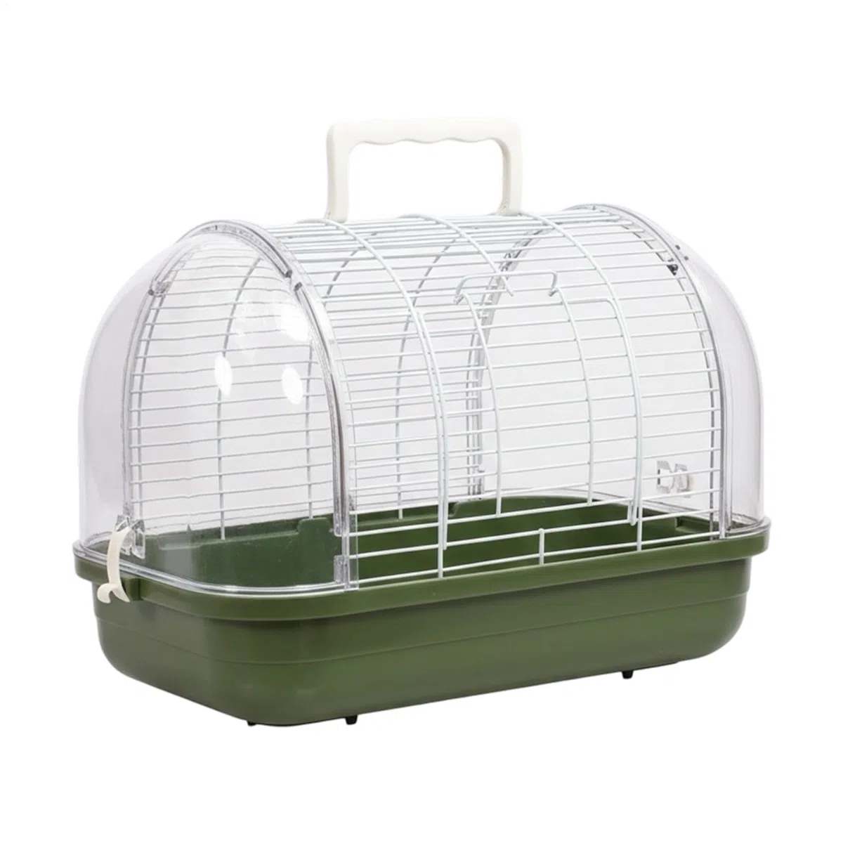 Transportín para Aves Con Percha De Pie Y Ventana Transparente | Jaula Portátil para Pájaros para Periquito Canario Cacatúa Ninfa y Dragón Barbudo