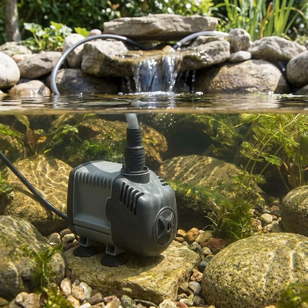 Suinga Bomba de Agua Syncra Silent 2150 L/h Máxima elevación 2m | Bomba de Acuario Estanque Pecera Silenciosa | Mini Bomba de Agua Sumergible