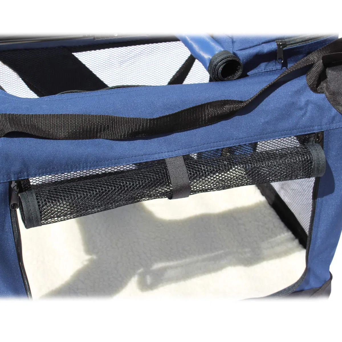 Transportin para Perros Plegable Yatek de entradas Laterales y Superiores con Alta Visibilidad, Confort y Seguridad para tu Mascota de tamaño L (70 x 52 x 52 cm)