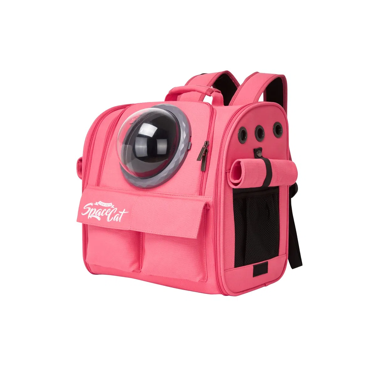 Galatée Mochila para Perros, Mochila para Mascotas Aprobada por Aerolíneas, Bolsa para Gatos para Viajes, Senderismo, Camping y Actividades Al Aire Libre(Rosa)