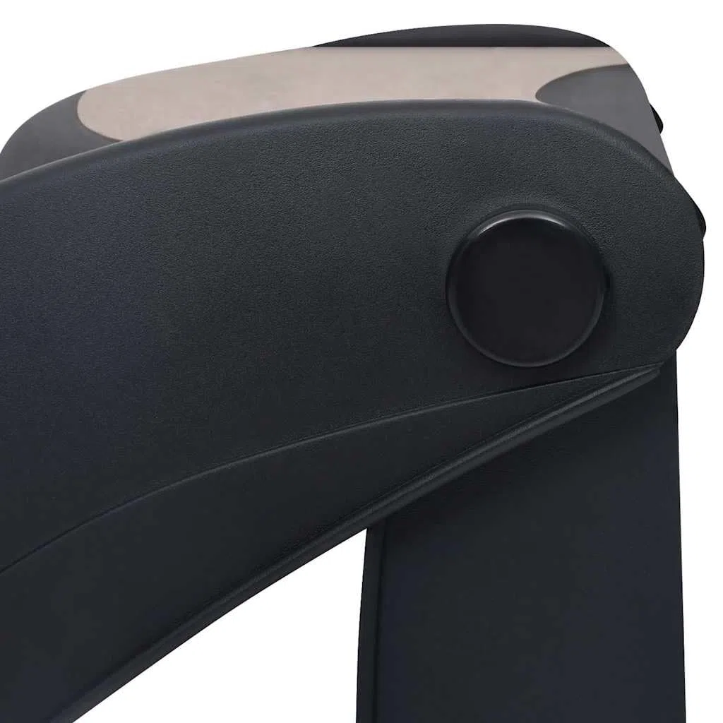 vidaXL Escalera para Perros Plegable de 3 peldaños Negra