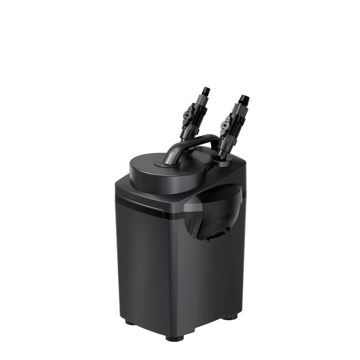 AQPET Halo 200 - Filtro Externo Profesional para acuarios, silencioso, con Materiales filtrantes, Alcance Ajustable, Inicio táctil y Sistema Anti-sobrecalentamiento, para acuarios de hasta 200 litros