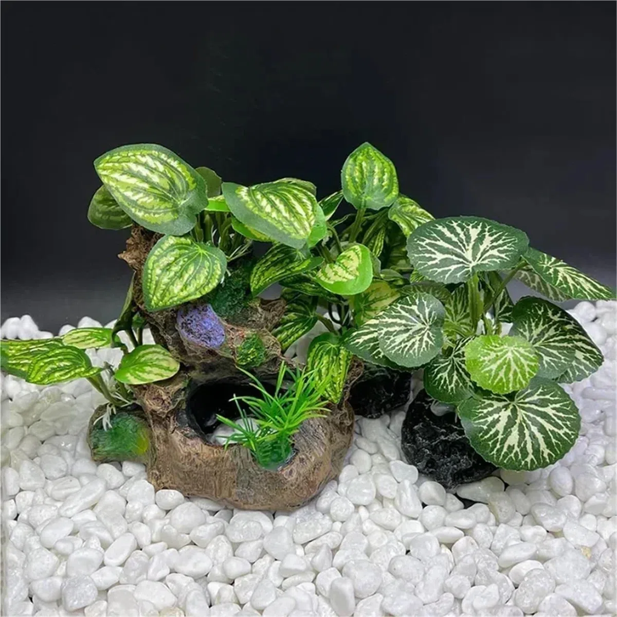 Plantas Artificiales Acuario Decoración de simulación de pecera de Acuario con Hierba submarina(Big Drift)