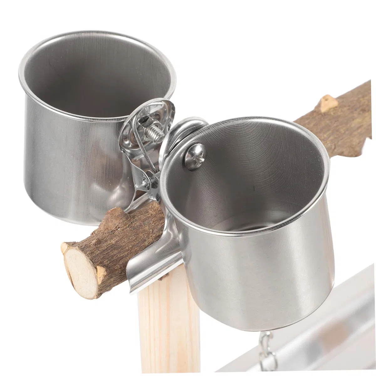 BESPORTBLE de Cómodo Entrenamiento Percha de en para Natural Madera Pájaros Antideslizante Soporte Agarre y Adecuado para Loros y Aves Domésticas Jaulas