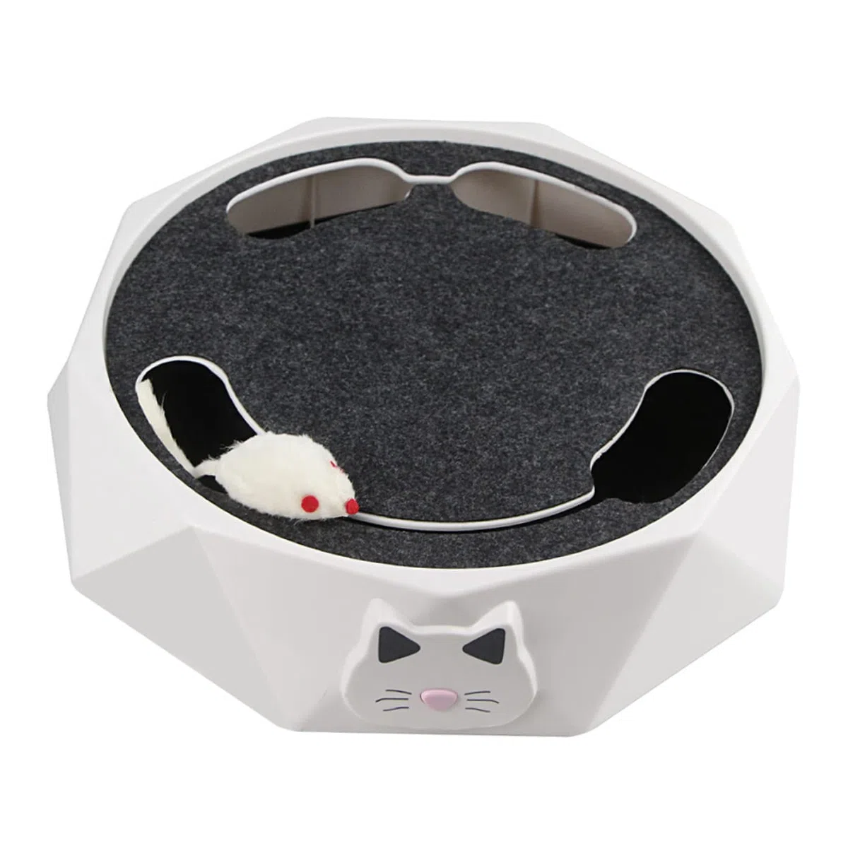 SUPVOX Juguete para Mascotas Juguete burlas para Gatos Juguete electronico Cat House Cat Toys Juguetes ratón Juguete Giratorio para Gatos Juguete burlas para Mascotas telescópico