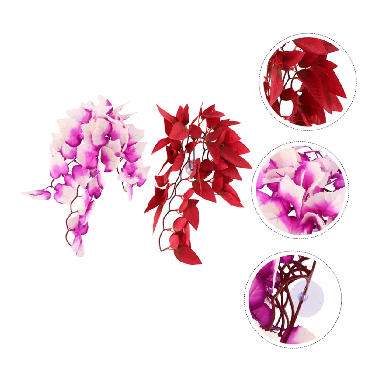 ABOOFAN 6piezas Artificiales Decorativas para Terrarios y Reptiles Decoración De Acuarios Falsas Resistentes y Adorno Natural para Hábitats De Mascotas