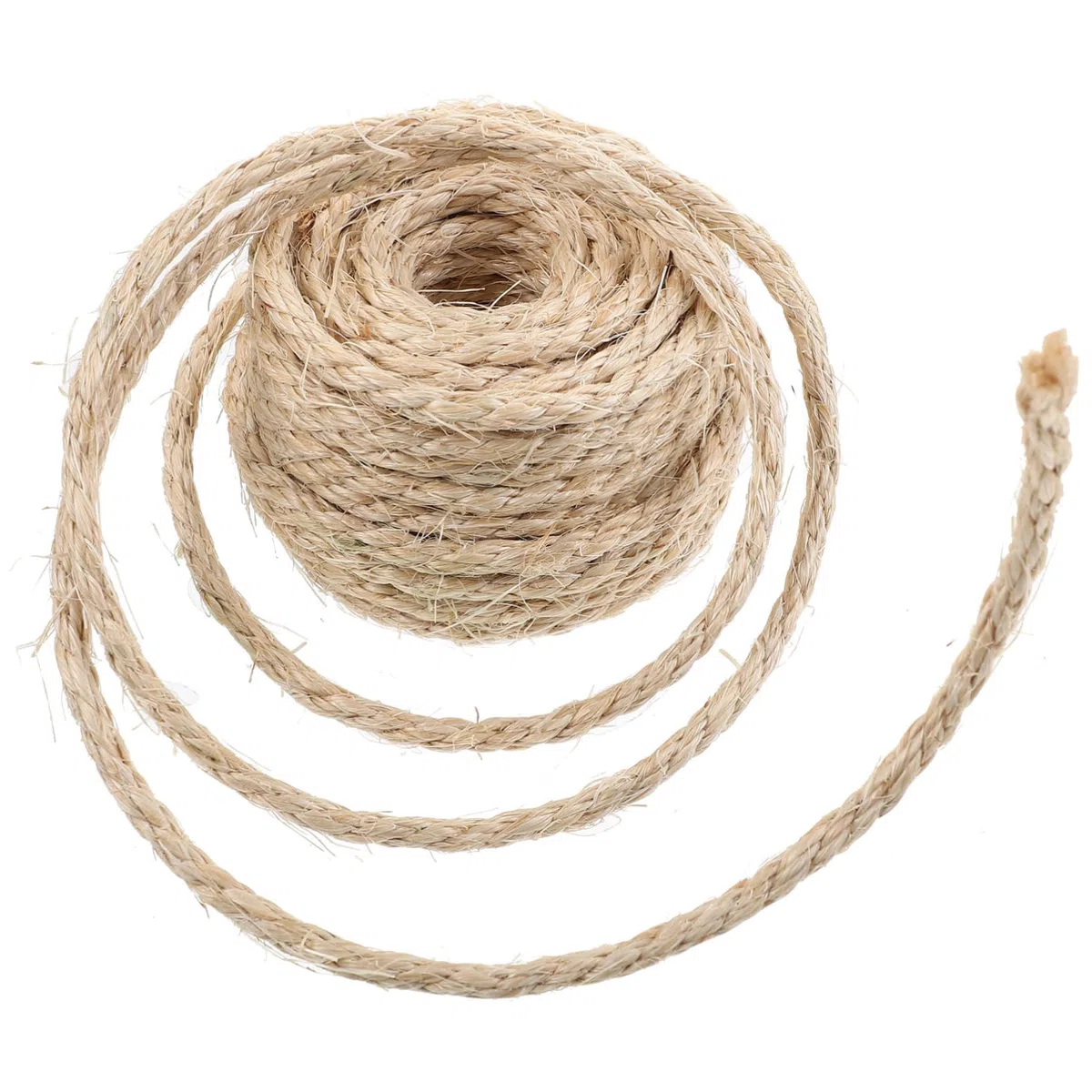 VANZACK 4rollos Cuerda De Sisal para Rascadores De Gatos Cuerda Reemplazable para Árbol Diseño Natural para y Proyectos De Bricolaje