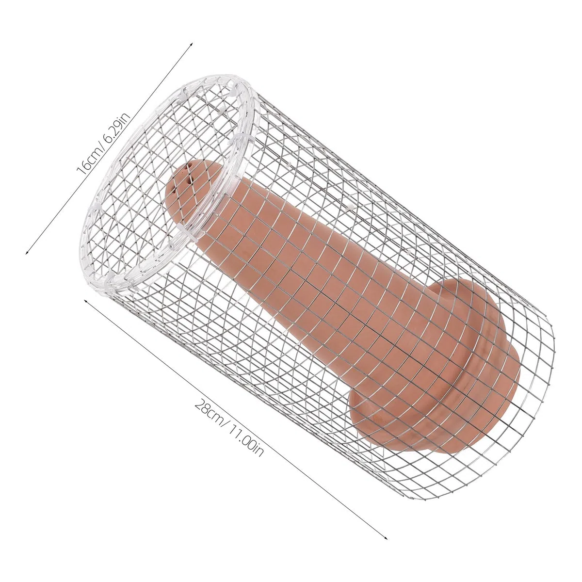 Toyvian Cubeta y Borde Ensanchado Fondo Microperforado para Acuarios con Red de Aislamiento Material de Arcilla y Acero Inoxidable para Desove para Peces Ángel y Huevos