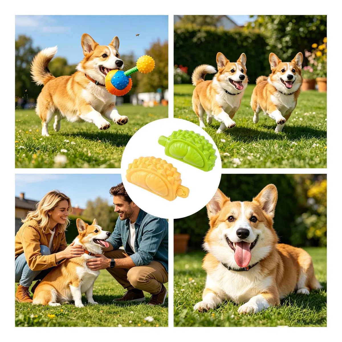 Juguetes Interactivos De Perros Resistente a mordeduras, resistente a | Juguete masticable de cachorro Para razas pequeñas, medianas y grandes, interior, exterior, hogar, céspe