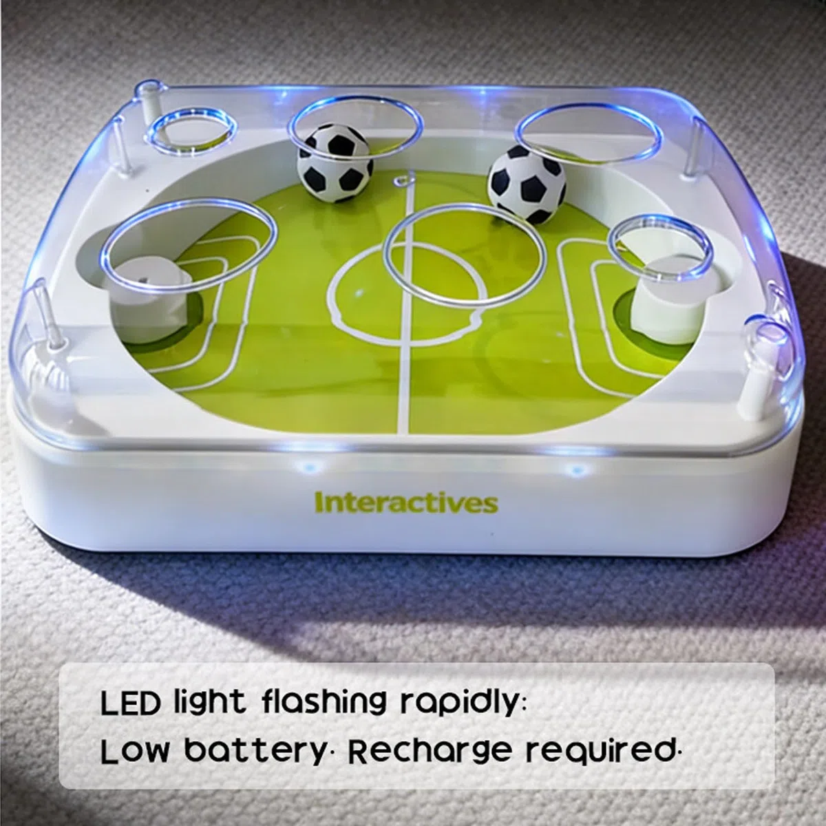 Pelota de Juguete para Gatos Juegos interactivos de fútbol para mascotas | Juguetes Estimulantes para Gatos para Entrenamiento, Ejercicio, Estimulación Mental, Simulación de Caza
