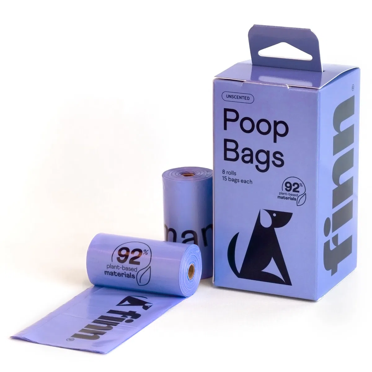 Bolsas biodegradables para excrementos de perro, 92% de base biológica, juego de X