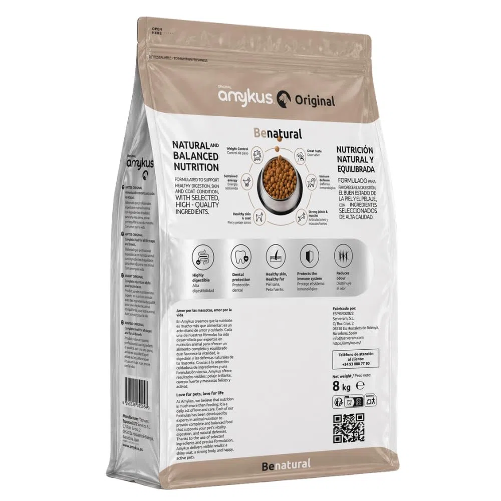 Hypoallergenic Grain Free Turkey & Duck 8 kg | Sin Cereales | Control de Peso | Sensibilidad Alimentaria | Adultos y Senior (+7) | Pavo y Pato