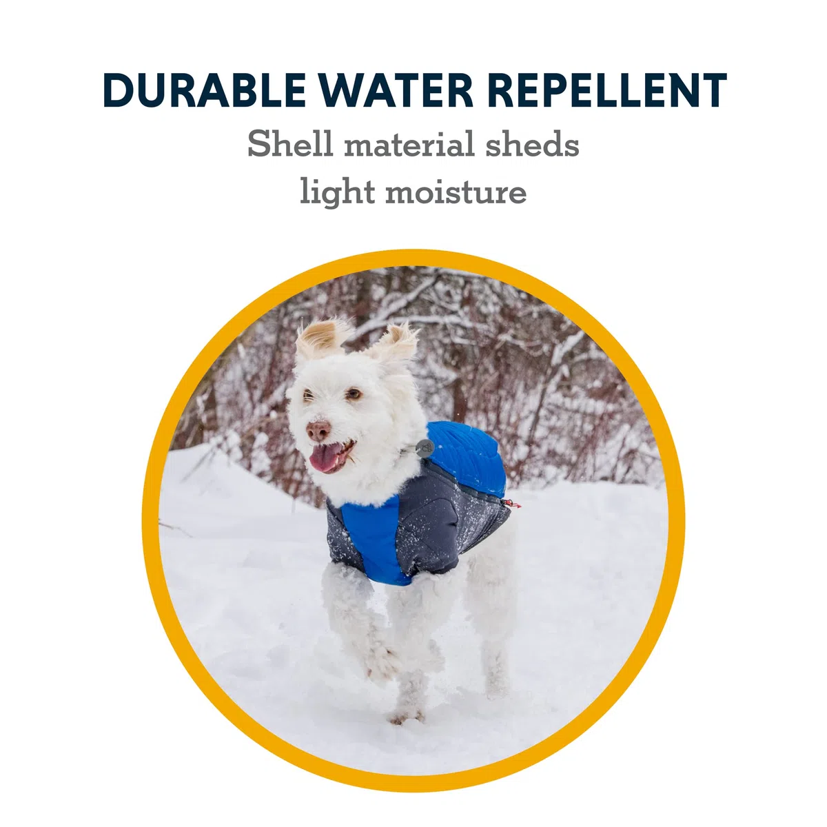 RUFFWEAR Abrigo para Perro con Aislamiento Polar, Chaqueta para Perro con Forro Polar Resistente a la Intemperie y al Agua, Traje de Nieve para Perros, Aurora Teal – Medium