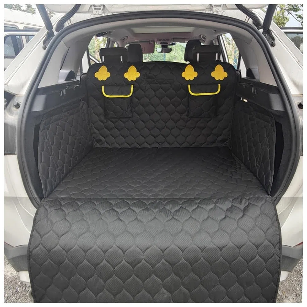 Estera del Perro Maletero Coche para Fiat 500 2013+, Scratchproof Dog Back Alfombrilla Carga Mascotas Antideslizante y Duradera Cover Accesorios