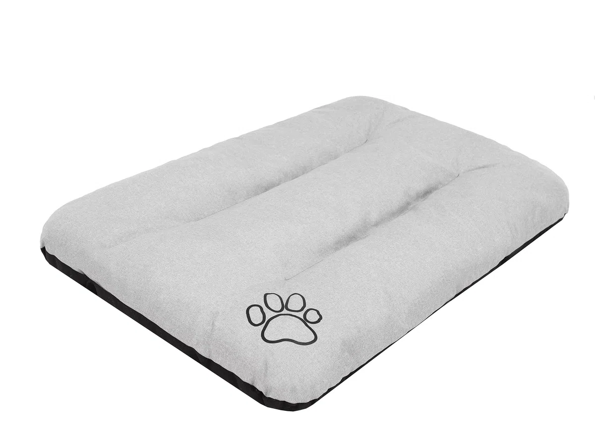 Cama para perros, sofá para perros, cojín para perros, sofá, colchón, cama, cama para animales, suave, cojín R2, 100 x 70 cm, cenizas ecológicas