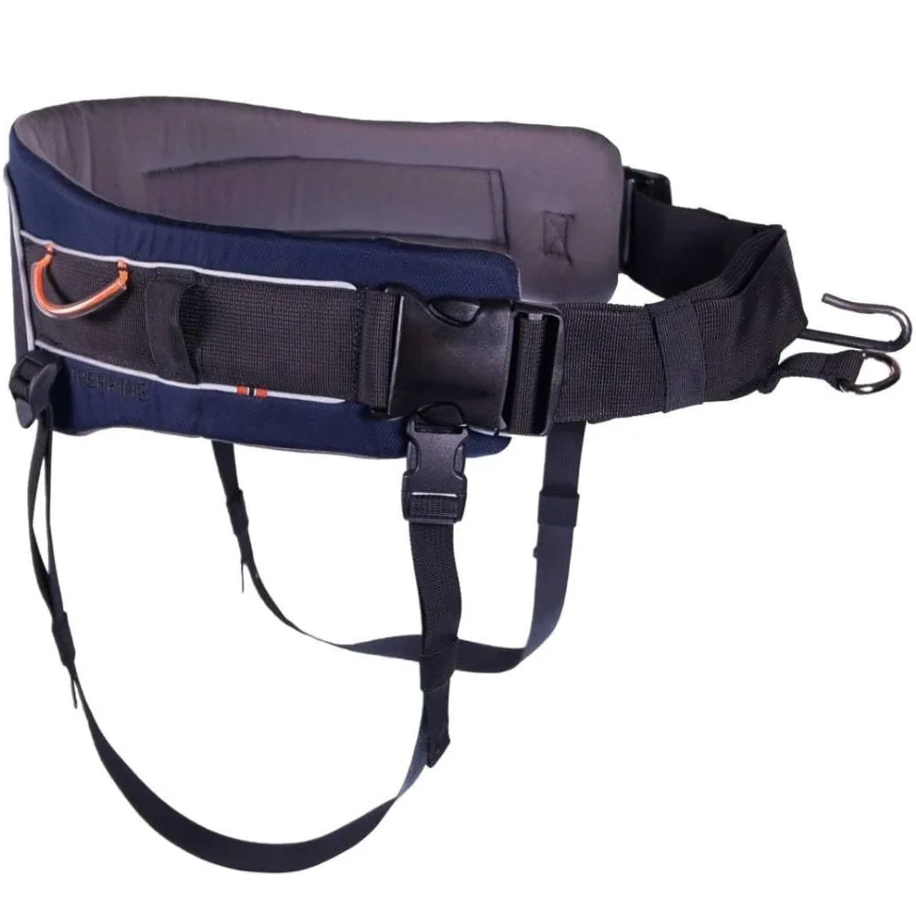 Cinturón de Trekking Nonstop para Perros - Ideal para Correr y Senderismo (M, Azul)