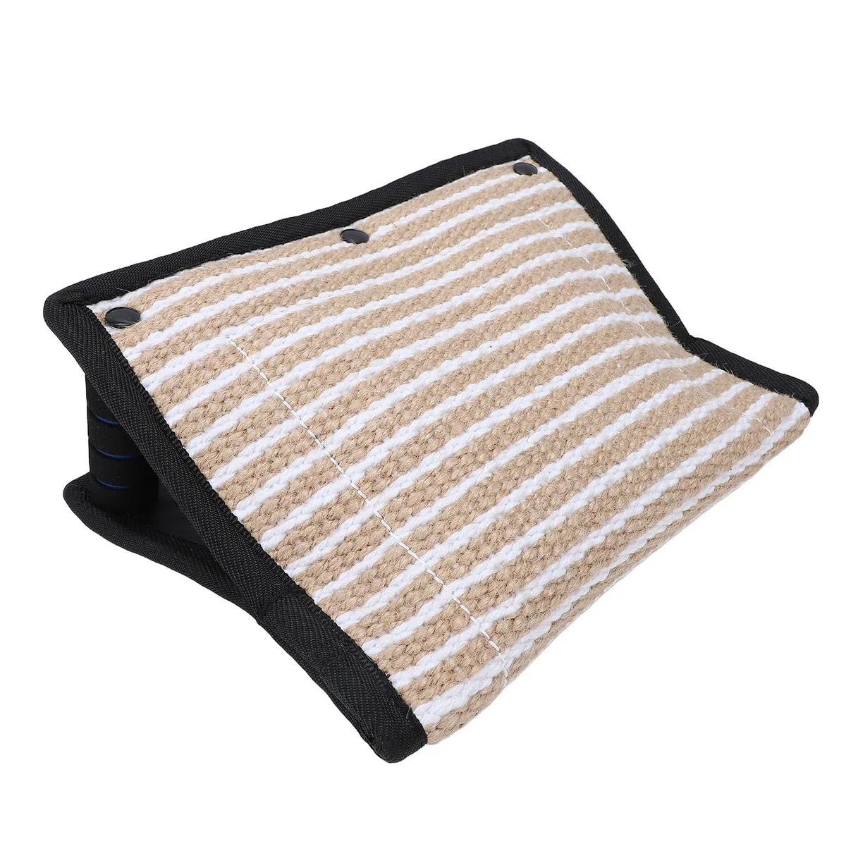 Almohada para Morder de, Juguete Interactivo de Yute Grueso para Entrenamiento y Obediencia de Perros Al Aire Libre, 1 Unidad (Negra)