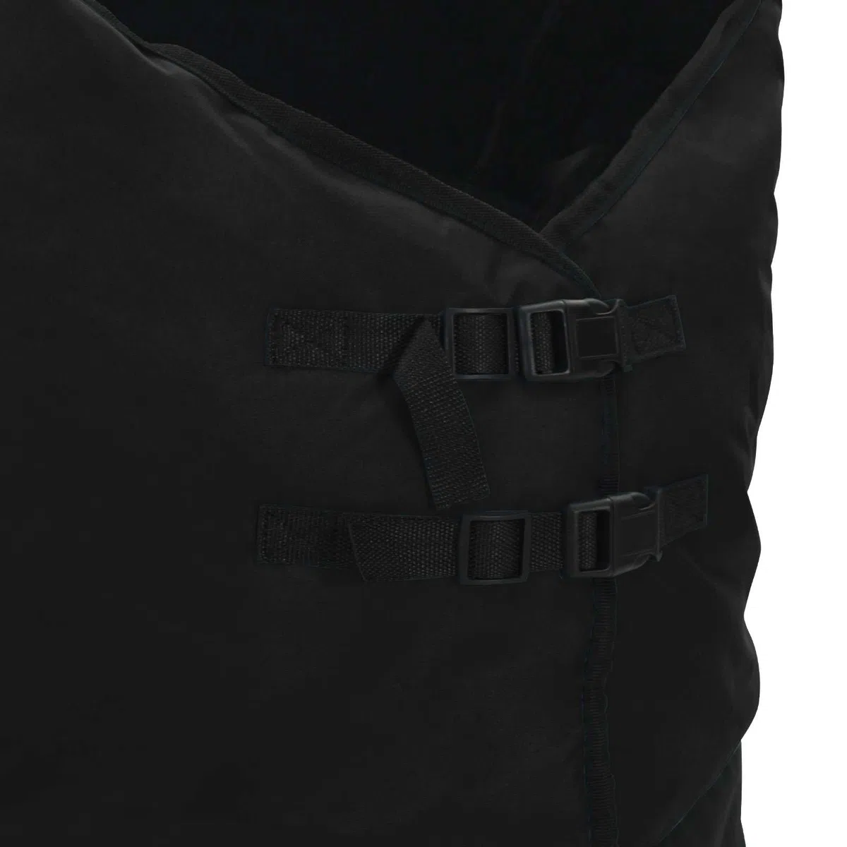 Manta para caballo, 95 cm, color verde oscuro, negro, impermeable para caballos, de poliéster resistente, con cierres ajustables
