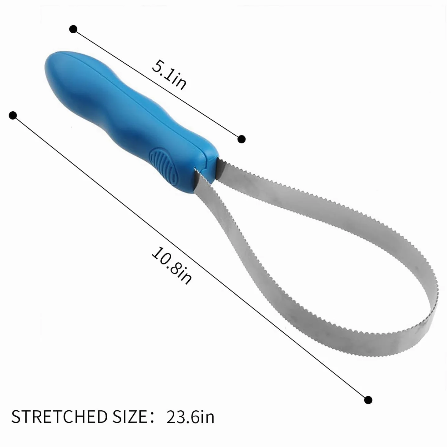 Cuchilla de aseo de doble cara para perros, cepillo de desprendimiento con cuchillas de acero inoxidable para pelaje corto y largo