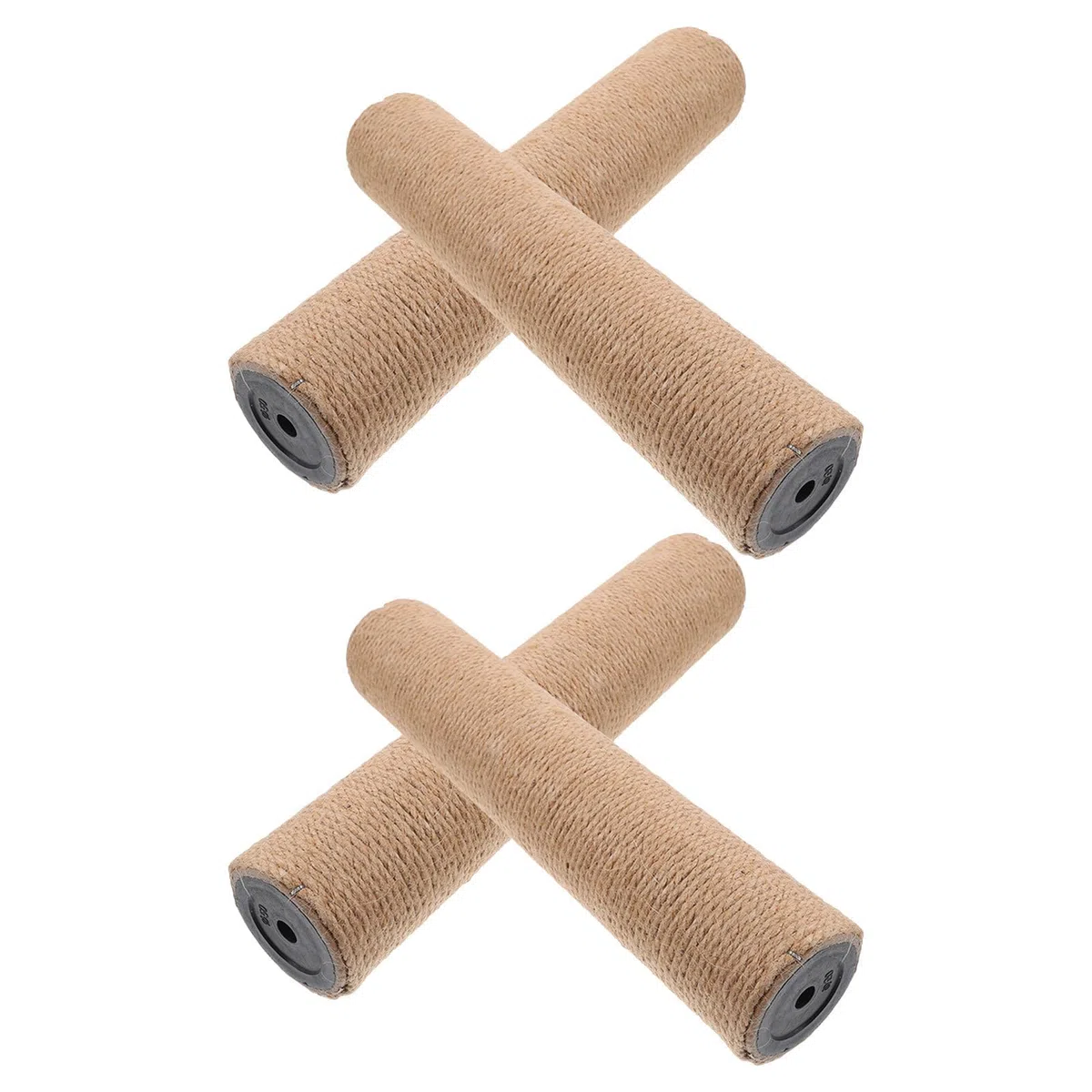 COLLBATH de Repuesto para Rascador de Gatos, 4 Piezas de Sisal de 30 CM, Diseño Estable para Entretenimiento y Protección de Muebles en Interiores