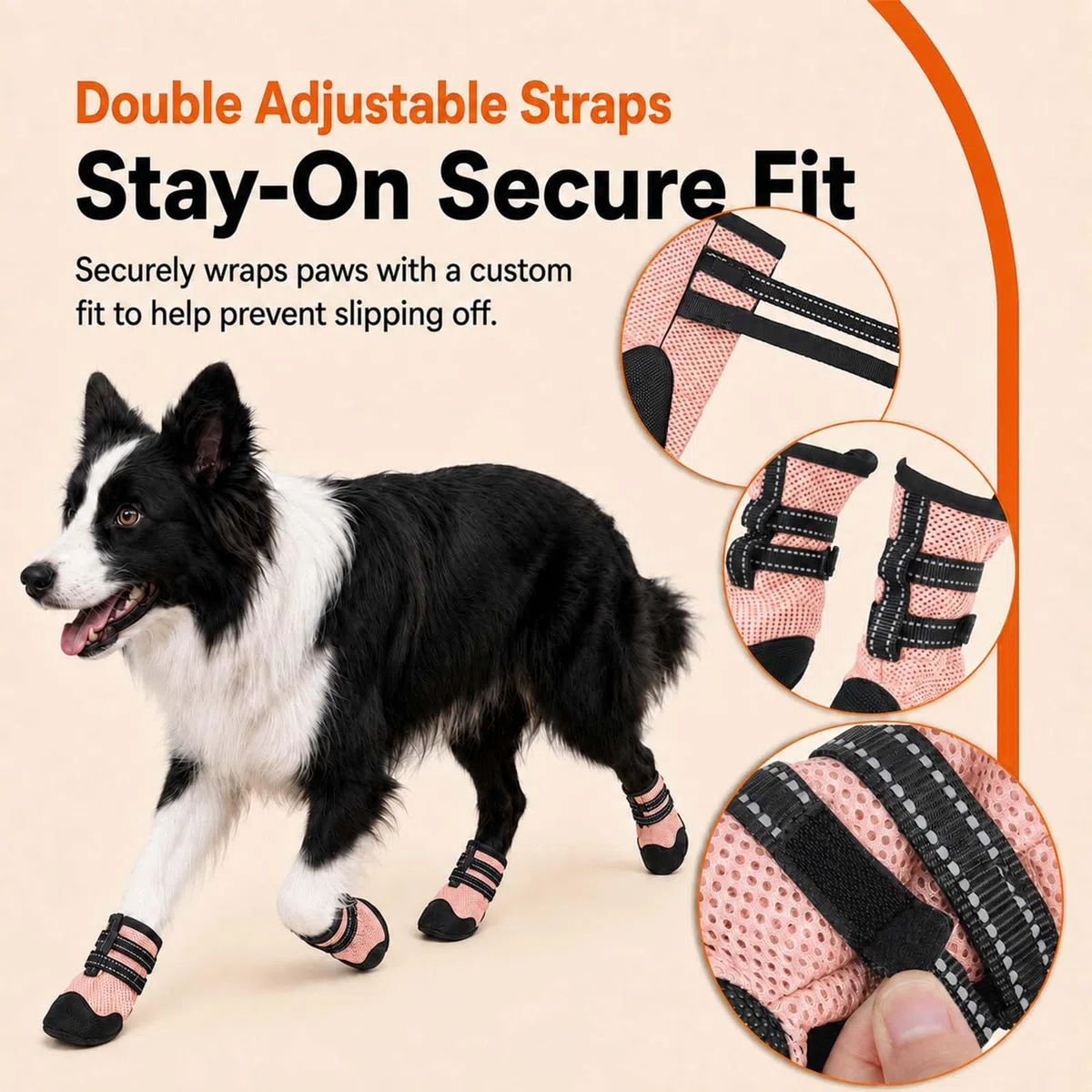 Zapatos para pasear perros para pavimento caliente, senderismo