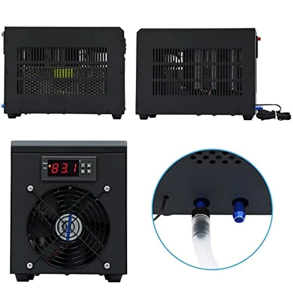 Calentador Enfriador de peceras, Puede Ajustar de 10 a 40 Grados Celsius, función automática de Temperatura Constante, para pequeños Sistemas hidropónicos o acuarios