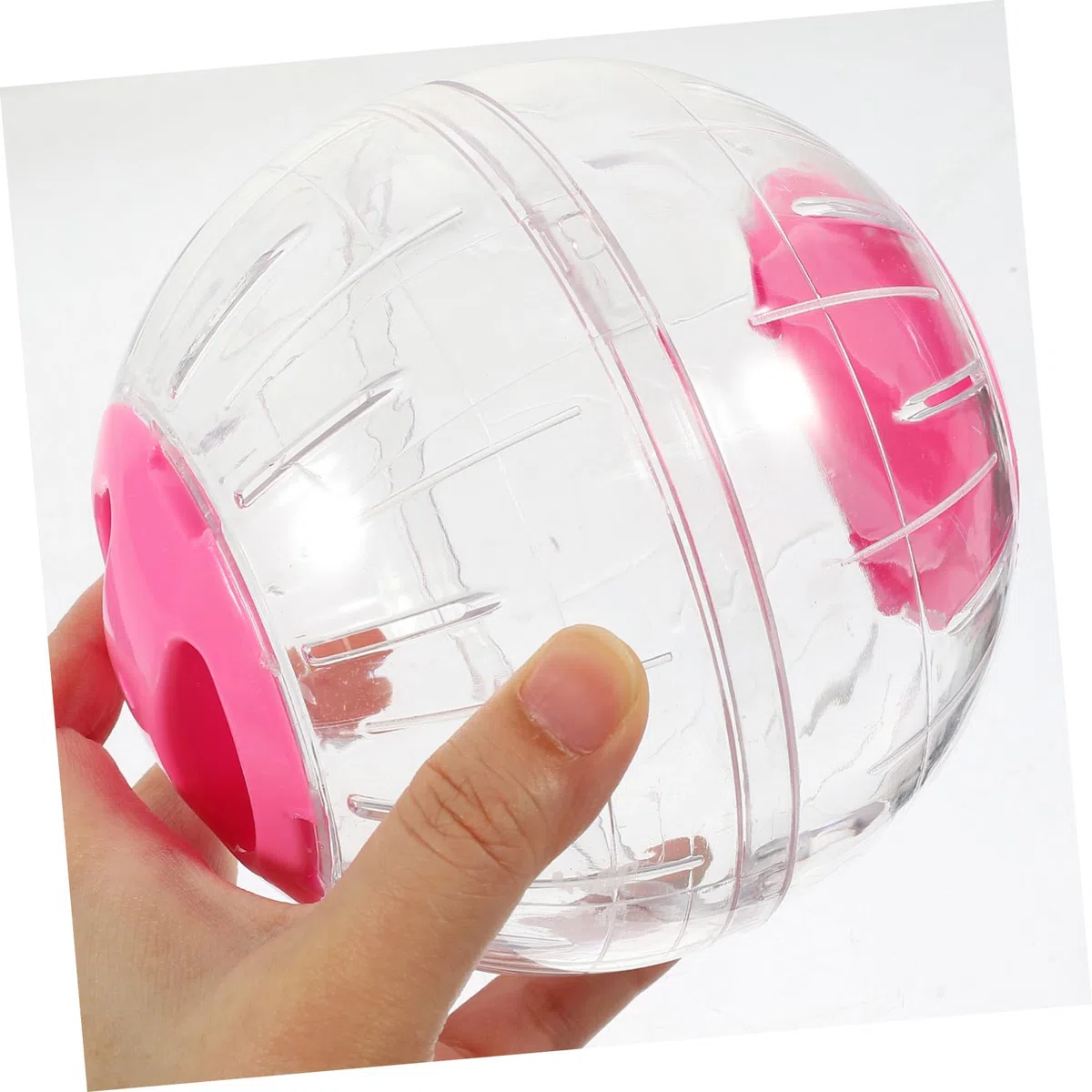 BESTonZON 4piezas Pelota para Correr para Mascotas Transparente Juguete De Ejercicio para Hámster Rueda De Juguete para Roedores para Jaulas De Mascotas Pequeñas
