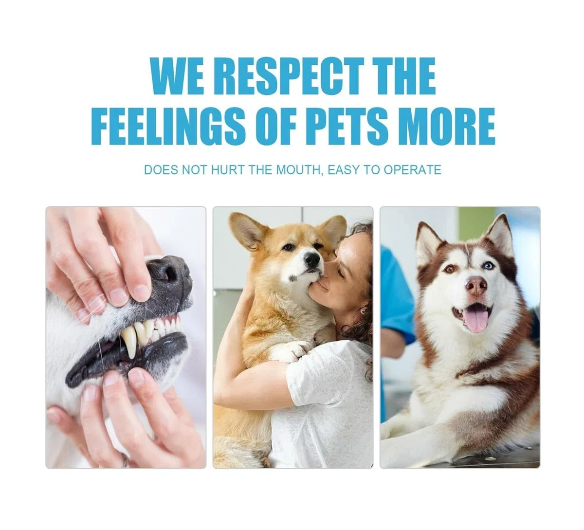 Pasta de dientes for mascotas de 60 g, imprescindible for gatos y perros for el cuidado bucal diario, limpieza de dientes y eliminación de sarro(4pcs)