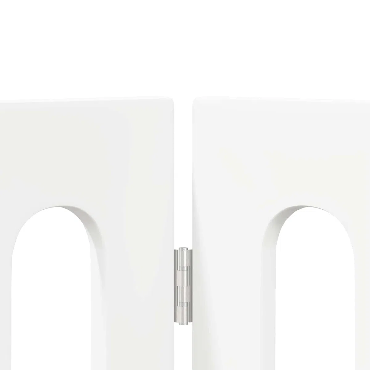 Valla plegable para mascotas de madera, color blanco, 201 x 38 x 70 cm, 4 piezas con paneles plegables flexibles para interiores, plegable, protección segura, ideal para perros, cachorros